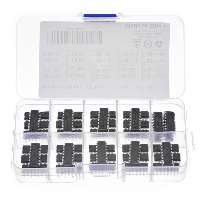 Bridgold 40pcs(20pcs 74HCxx+20pcs 74LSxx) Series Logic IC Assortment Kit - Image 1